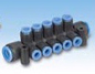 KM11-04-08-10 SMC 10 port tube manifold 10X4mm to 2X8mm